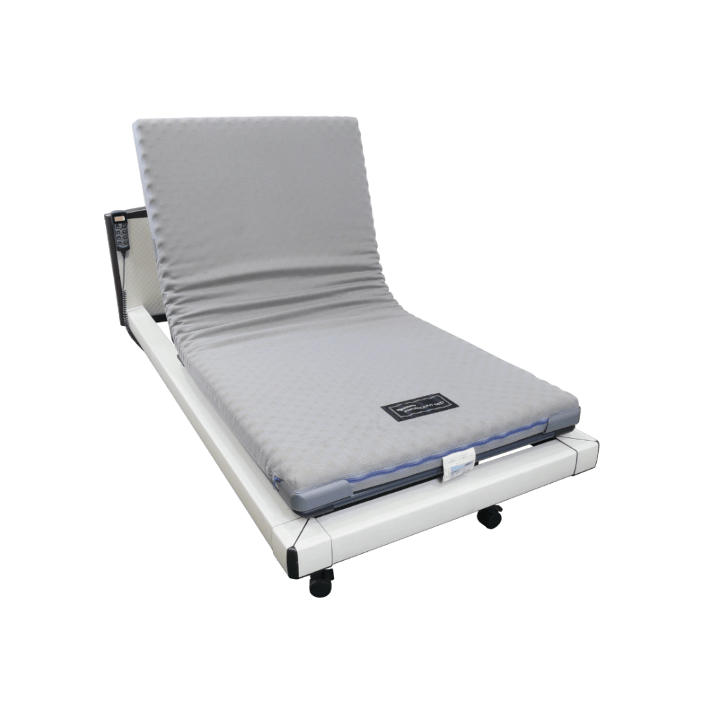 เตียงผู้ป่วยไฟฟ้า PARAMOUNT BED รุ่น Intime 1000 สีขาว พร้อมที่นอน รุ่น CALM LIGHT_2